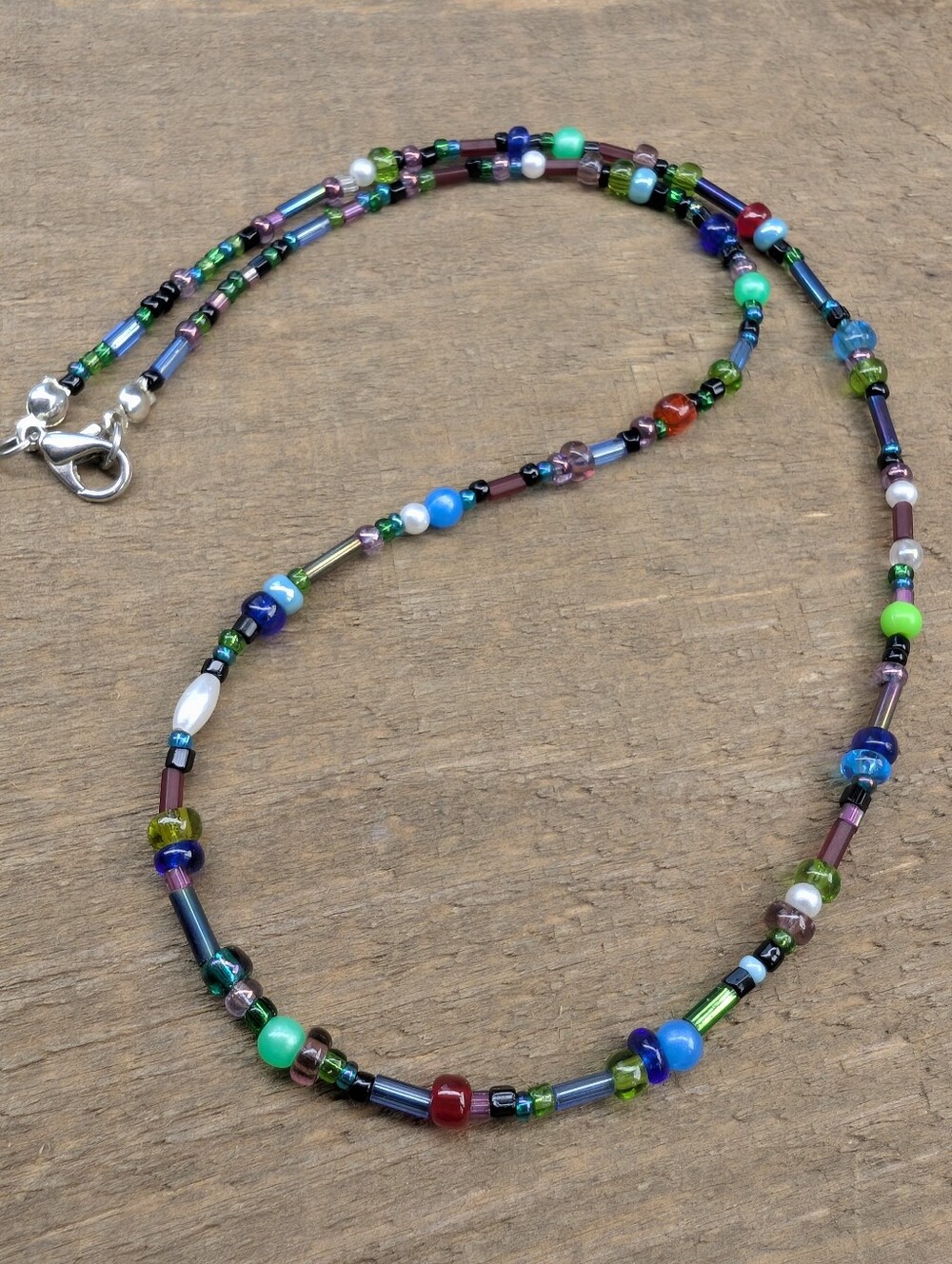 Beaded Boho Choker Necklace - Summer Surfer Jewelry
